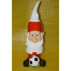 Krasnal  z piłką w barwach narodowych, 60cm