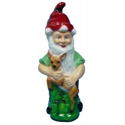 Krasnal średni z sarną A21-H72cm