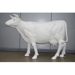 Krowa duża - biała, wysoki połysk C211RAL9010-h155x216cm