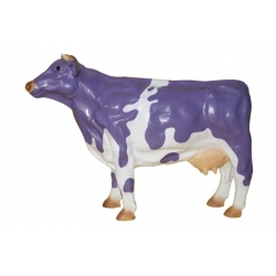 Krowa fioletowo-biała C29m-h78x109cm