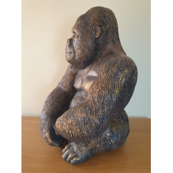 Goryl siedzący kolor mosiądz C957R-1-H40cm